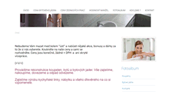 Desktop Screenshot of levnekoupelny.eu